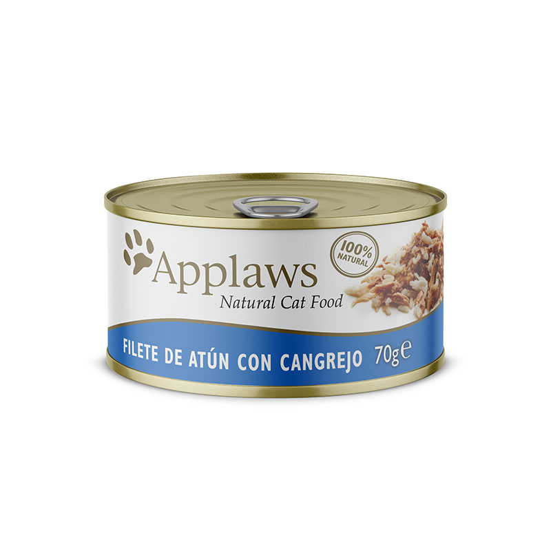 Applaws Filete de Atun con Cangrejo para Gatos lata x 70 gr.