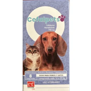 Cefalpets Caja x 8 Unidades Cefalexina Monohidrato  700mg
