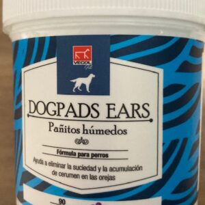 Dog Pads Ears Tarro x 90 Pañitos humedos - Vecol