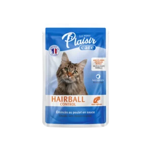 Plaisir Care Hairball Control Chunks With Chicken In Gravy For Cats x 85 gr ( 2 Unidades )