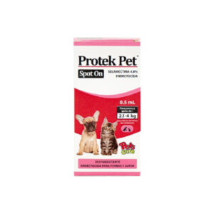 Protek Pet x 0,5 ml - Selamectina 4.8% Endectocida