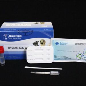 Pruebas de Diagnostico Rapido Test Parvo Corona+Giardia Caja x 10 Unidades