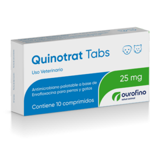 Quinotrat 25 mg Caja x 10 Tabletas