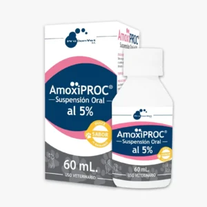 AmoxiProc Suspensión oral al 5% Frasco x 60 ml