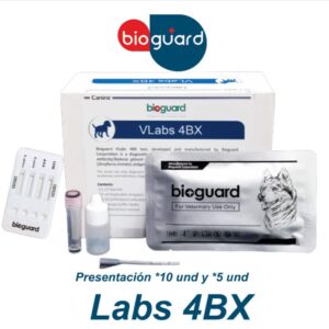 V Labs 4BX (Hemparasitos) Test Kit x 10 Unidades - Bioguard