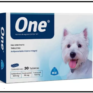 One Antiparasitario Caja x 30 Tabletas