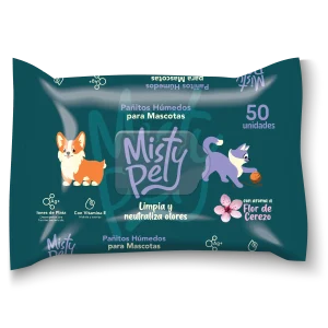 Pañitos Humedos Misty Pets x 100 Unidades